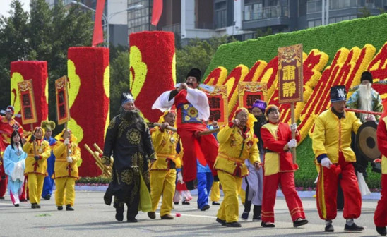 客家民俗活动现场图