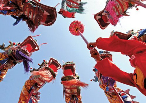 客家民俗活动现场图