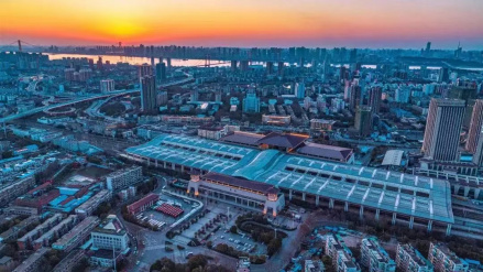 武昌站鸟瞰图