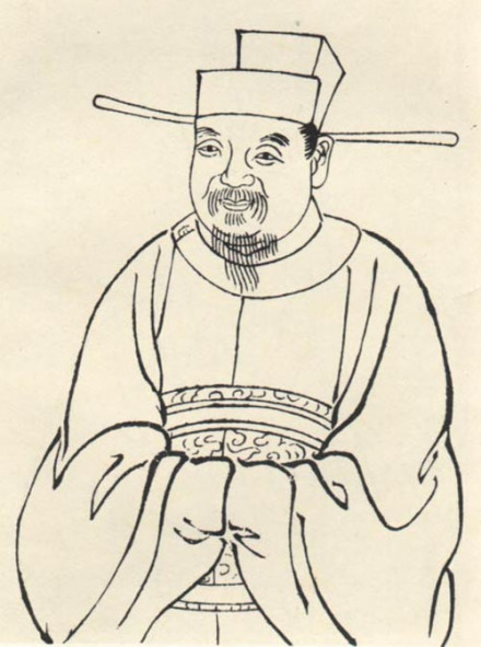 况钟像（清道光二十九年重刻本《况太守集》） 