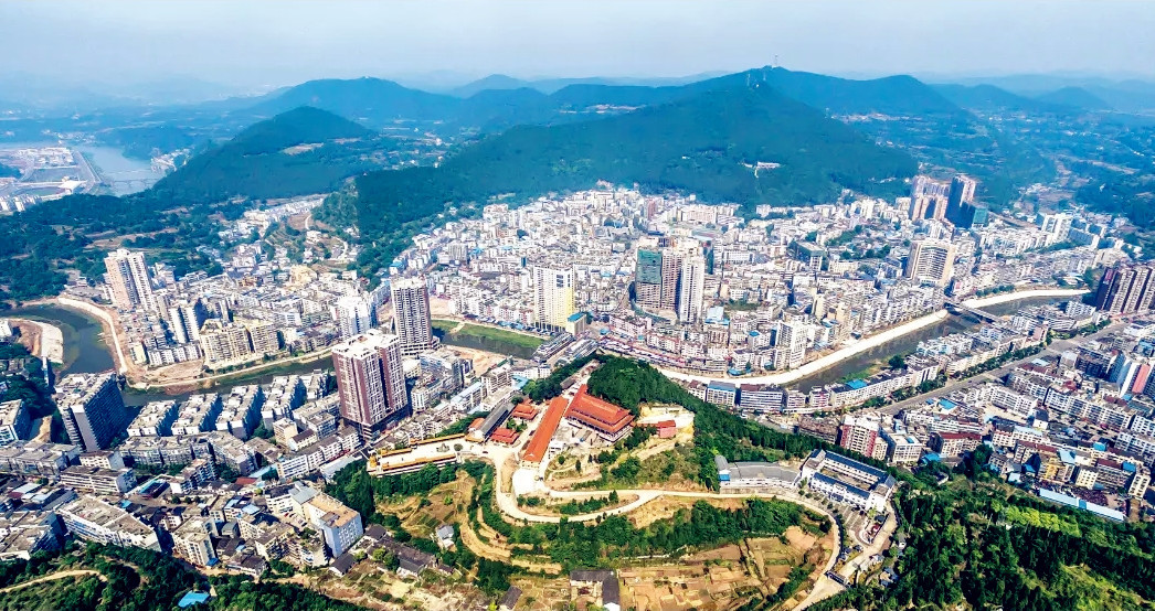 盐亭县城