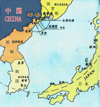 东北亚地形