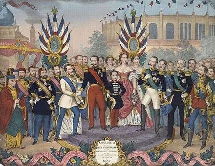 1867年，巴黎世博会上的拿破仑三世