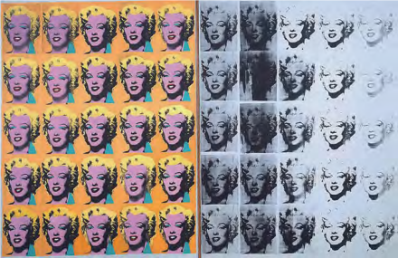 《玛丽莲·梦露双折画》（1962年）