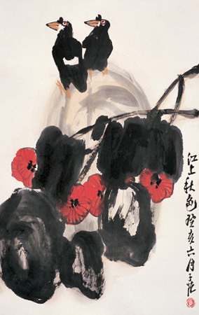 崔子范绘画作品