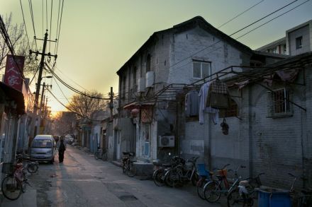 营城子满族乡街景图