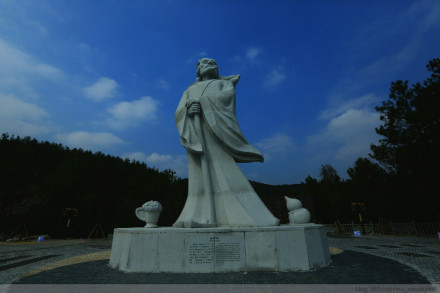 陶渊明 五柳广场雕塑