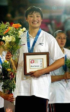 世界女排大奖赛 杨昊获选“最佳发球手”