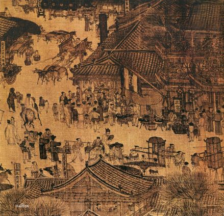 宋代开封-《清明上河图》局部