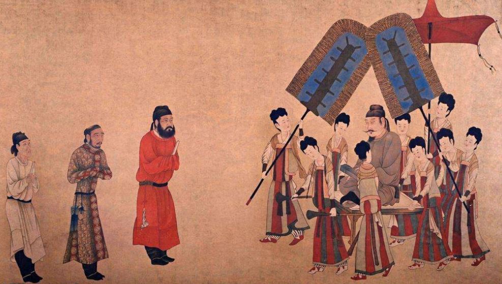 《步辇图》（局部）