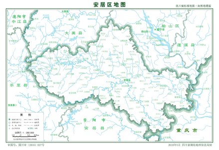 安居区地图
