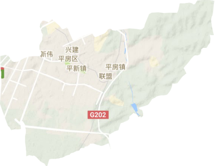 平房区地形图