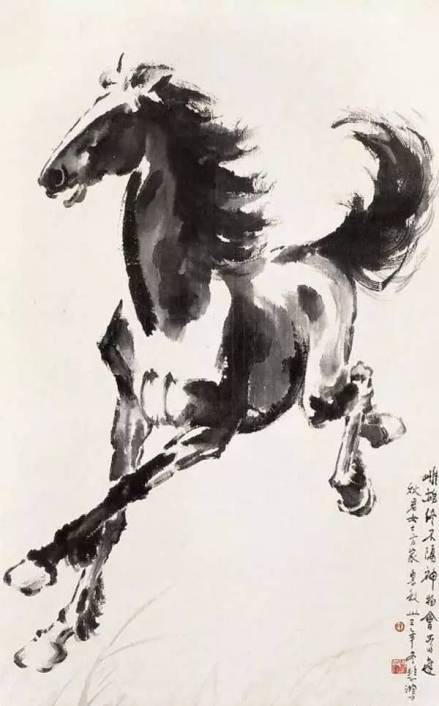 《奔马》徐悲鸿
