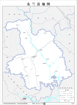 东兰县标准地图