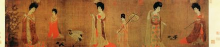 《簪花仕女图》，周昉