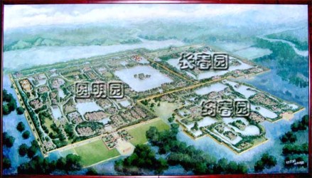 圆明园鸟瞰图