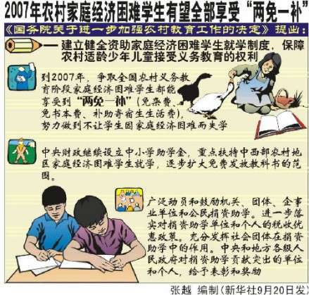 两免一补