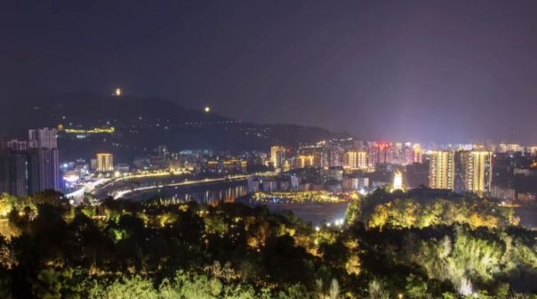 达川区夜景