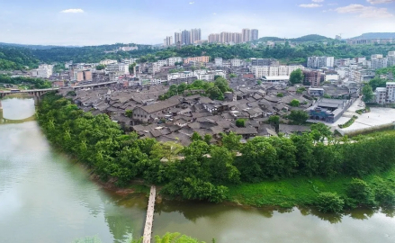 恩阳古镇全景