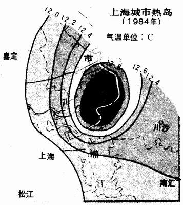 上海城市热岛效应