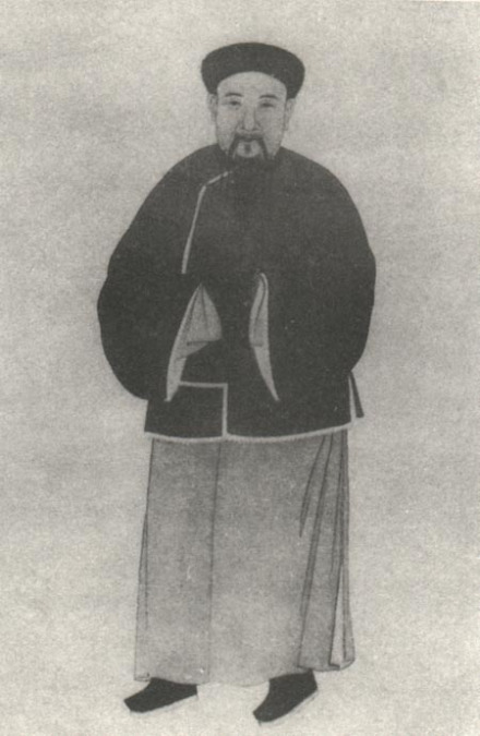 蓝鼎元像 