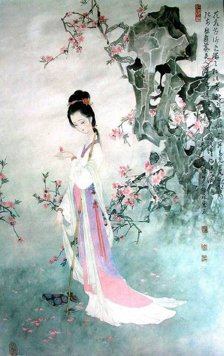 《红楼梦》黛玉葬花