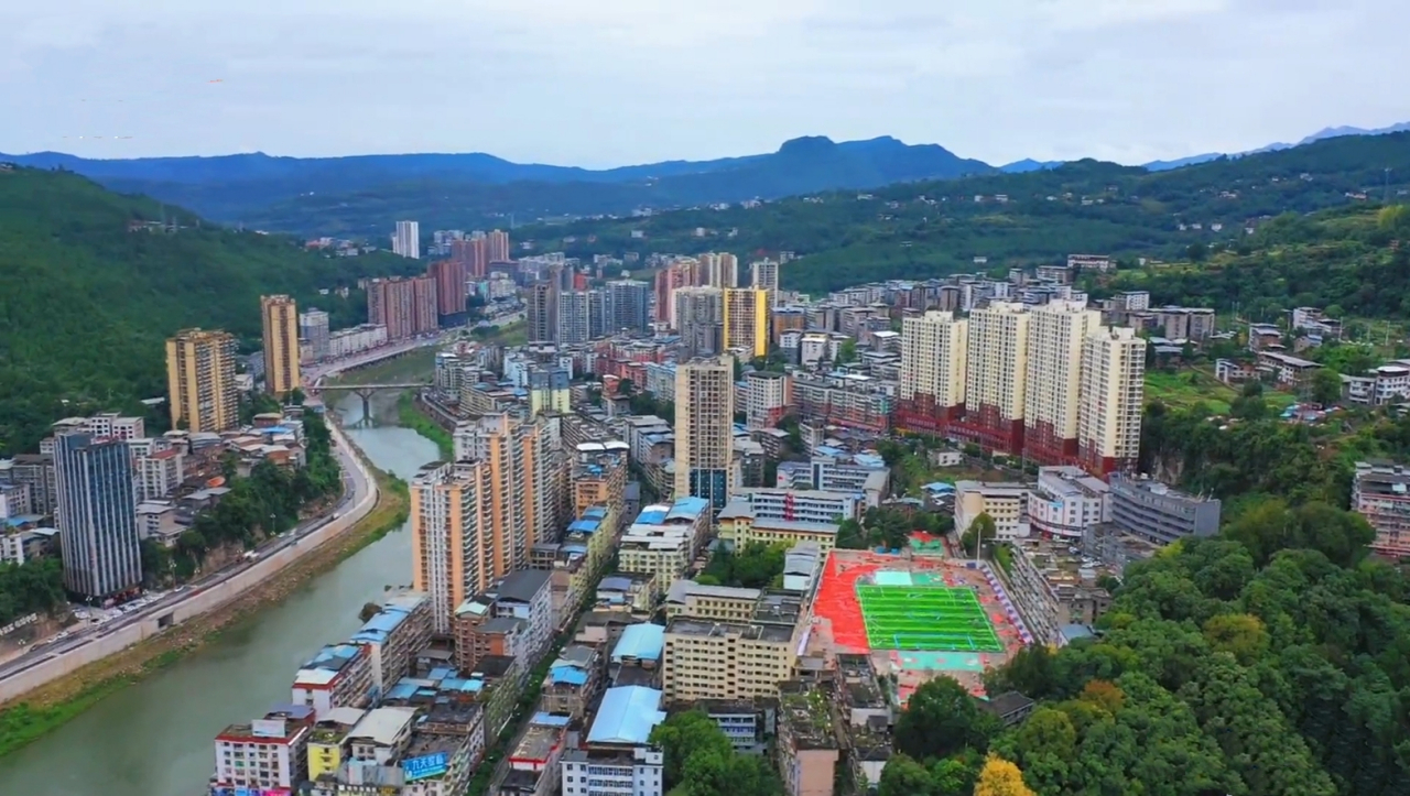 通江县城