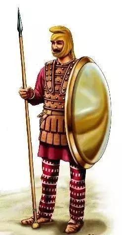 换装了希腊武器的波斯不死军士兵