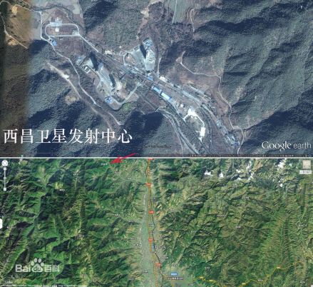 西昌发射中心地理位置