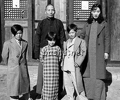 刘文辉与家人