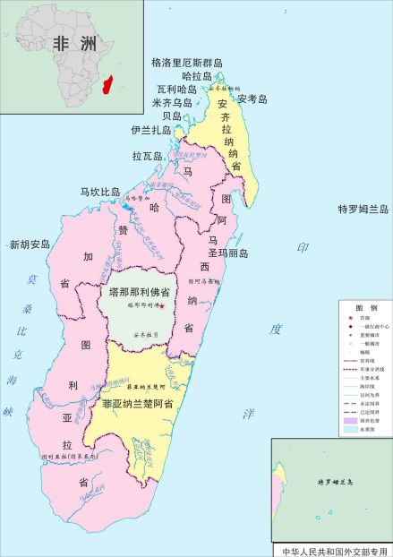 马达加斯加行政区划