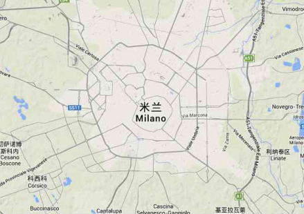 米兰城市交通图例