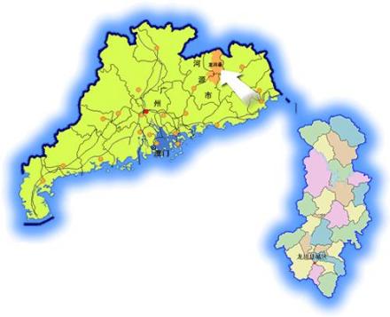 龙川县地理位置