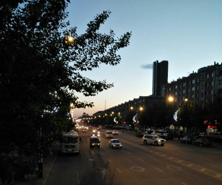 尚志镇街景图