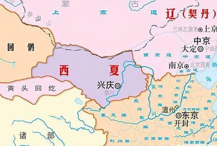 西夏周围的民族情况