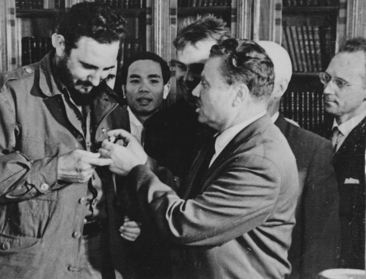 古巴革命家菲德尔·卡斯特罗访问友大（1963年）