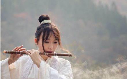 汉服与笛子