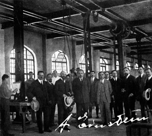 1923年，爱因斯坦到访以色列理工学院