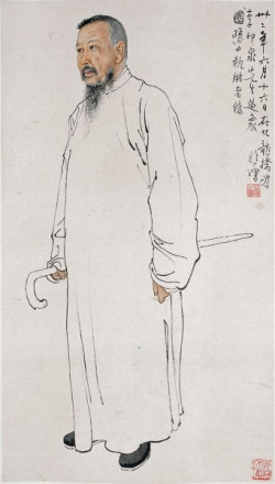 《李印泉像》