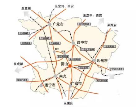 营山县交通