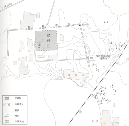 琉璃河遗址平面图