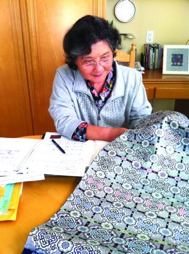 宋锦织造技艺传承人钱小萍