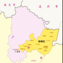 前锋区位图