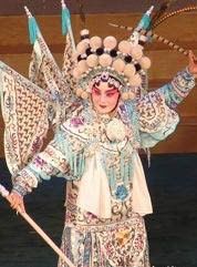 杨秋玲剧照，在《杨门女将》中饰演穆桂英