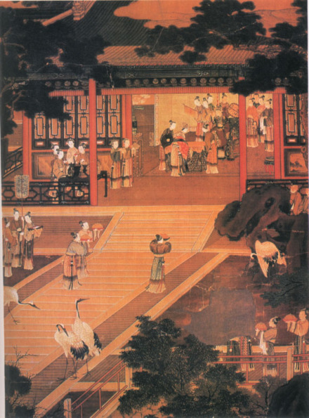 许皇后奉案图