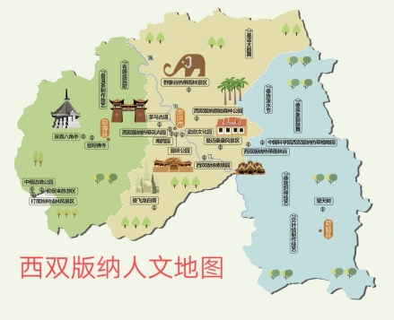 西双版纳人文地图