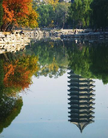 北京大学燕园风景