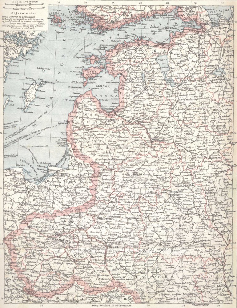 自1902年起的地图（波兰语）