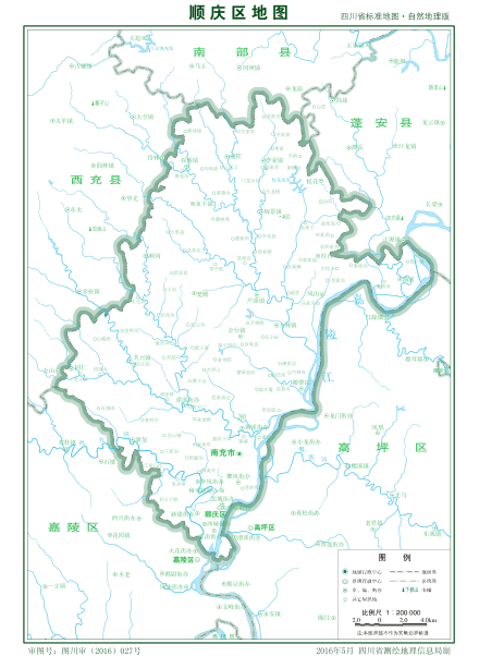 顺庆区地图