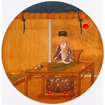 弘历古装行乐图页